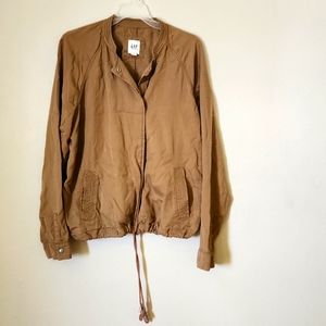 Women Khaki Bomber Jacket